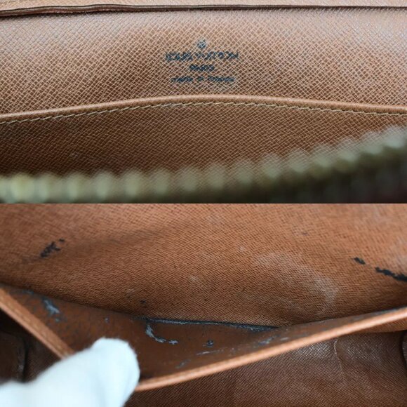 AUTHENTICITY GUARANTEED LOUIS VUITTON Orsay Clutch Hand Bag Monogram Leather - Picture 10 of 16